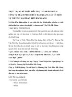 THỰC TRẠNG KẾ TOÁN TIÊU THỤ THÀNH PHẨM TẠI  CÔNG TY TRÁCH NHIỆM HỮU HẠN QUẢNG CÁO VÀ DỊCH VỤ THƯƠNG MẠI TRẦN TIẾN BẮC GIANG