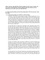 THỰC TRẠNG THỊ TRƯỜNG CHỨNG KHOÁN VIỆT NAM VÀ NHU CẦU XÂY DỰNG THỊ TRƯỜNG CHỨNG KHOÁN PHI TẬP TRUNG CÓ SỰ THAM GIA CỦA NHÀ TẠO LẬP THỊ TRƯỜNG