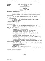 Bài soạn GA lớp 1 tuần 16 - Song