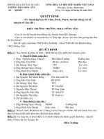 Bài giảng QD thanh lap ban to chuc ho thi chung em ke chuyen ve bac ho