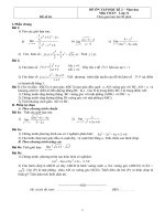 Gián án Đề ôn tập Toán 11 HK2 - đề số 16