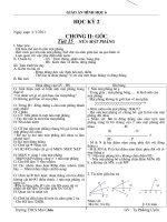 Bài soạn GIAO AN HINH 6 (HK2)