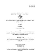 CHƯƠNG TRÌNH HỢP TÁC KỸ THUẬT