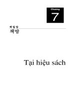 Câu và từ ngữ hội thoại tiếng Hàn Quốc trong hiệu sách