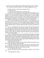 CƠ SỞ LÝ LUẬN TỔ CHỨC HẠCH TOÁN CHI PHÍ SẢN XUẤT VÀ TÍNH GIÁ THÀNH SẢN PHẨM TRONG CÁC DOANH NGHIỆP SẢN XUẤT