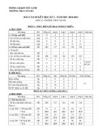 Tài liệu Báo cáo sơ kết HKI_2010-2011