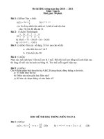 Tài liệu Đề thi và HDC học sinh giỏi toán 6 cực hay