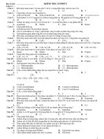 Bài soạn KIỂM TRA 15 PHÚT.ANKAN.TN.D2