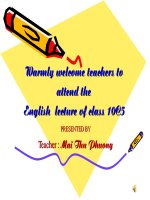 Bài soạn unit 12 - E10 - speaking