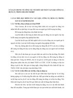 LÝ LUẬN CHUNG VỀ CÔNG TÁC TỔ CHỨC KẾ TOÁN VẬT LIỆU CÔNG CỤ DỤNG CỤ TRONG DOANH NGHIỆP