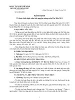 Tài liệu Ke hoach Xuan tinh nguyen 2011