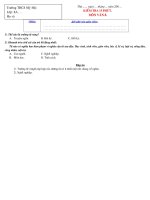 Bài soạn dề kiểm tra văn