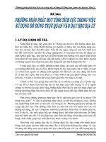 Bài soạn Phương pháp phát huy tích cực trong việc sử dụng đồ dùng trực quan vào dạy học Địa lý