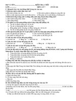 Bài giảng Đề kiểm tra Lý 7 HKI