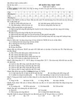Tài liệu DE KT 1T LÍ 9 KÌ II