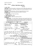 Giáo án Ngữ văn 7( Soạn theo chuẩn KT)