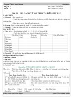 Gián án tuần 13 tiết 25.Ngọc