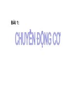 Tài liệu Bai 1 Chuyen dong co