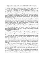 NHẬN XÉT VÀ KIẾN NGHỊ  HOÀN THIỆN CÔNG TÁC KẾ TOÁN