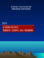 Gián án UNIT 9 - LESSON B3-4 (G7)