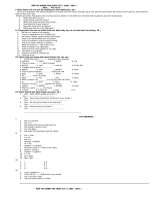 Gián án KT ki I Anh 6,7,8,9 Q.Nam