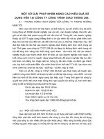 một số giải pháp nhằm nâng cao hiệu quả sử dụng vốn tại công ty công trình giao thông 208