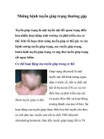 Những bệnh tuyến giáp trạng thường gặp