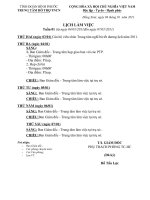 Gián án LICH TUAN 01/2011