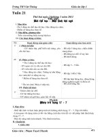 Tài liệu tuan 21-lop 1-haiqv- 3cot