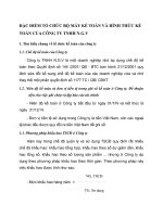 ĐẶC ĐIỂM TỔ CHỨC BỘ MÁY KẾ TOÁN VÀ HÌNH THỨC KẾ TOÁN CỦA CÔNG TY TNHH N.G.V