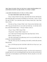 THỰC TRẠNG TỔ CHỨC CÔNG TÁC KẾ TOÁN VÀ PHÂN TÍCHTÌNH HÌNH CUNG CẤP SỬ DỤNG NGUYÊN VẬT LIỆU Ở CÔNG  TY CƯỜNG VÀ THỊNH