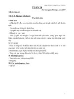 Tài liệu giao an lop 3 tuan 20 ca ngay