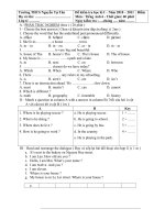 Tài liệu dektra 1 tiet 6 so 1 THCS nguyen Tu Tan