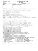 Kiểm tra HK1 địa 9