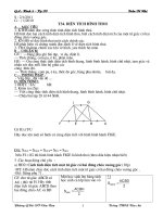 Bài giảng Toan- Hinh(Nhi) tiet 34,35