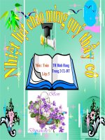 Bài soạn Bài giảng toán 5 luyện tập chung