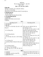 Bài giảng LỚP 1 TUẦN 21