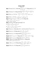 Tài liệu Bài tập về BĐT