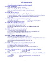 Tài liệu 100 câu trắc nghiệm sinh