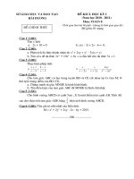 Gián án ĐỀ THI KHỐI 8 10-11