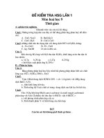 Gián án de kshsg hoa 9