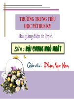 Tài liệu Chuong I-Bai 18- Boi Chung Nho Nhat.