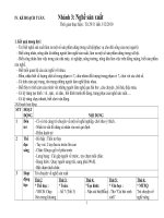 Bài soạn Kế hoạch cđ: nghề nghiệp