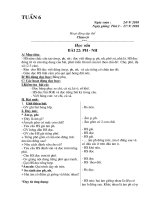 Bài giảng Giáo án tuan 6