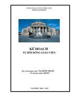 Bài soạn ke hoach tu boi duong