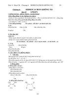 Bài soạn bài ghi Hóa HC 11 chương 6