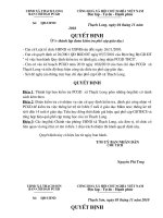 Tài liệu QĐ THÀNH LẬP BAN CĐ  PCGD MN-TH-TrH năm 2010