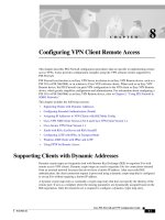 Configuring VPN Client Remote Access