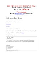 Tài liệu Code tạo menu nhanh rất hay