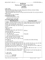 Bài giảng Giao an buoi 1 Lop 1 tuan 34